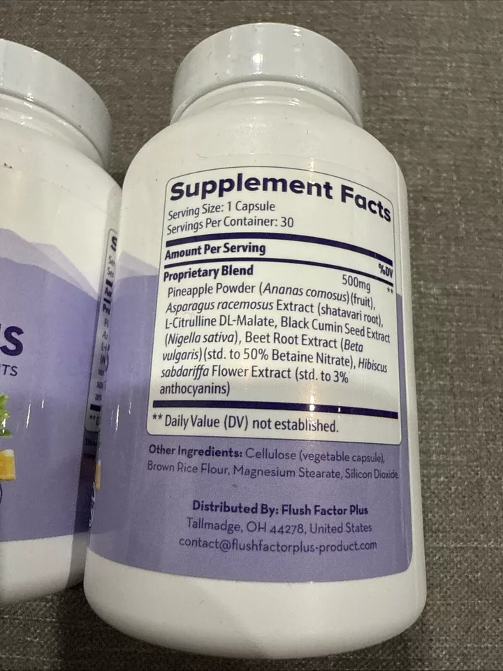 real bottle of flush factor plus not a scam