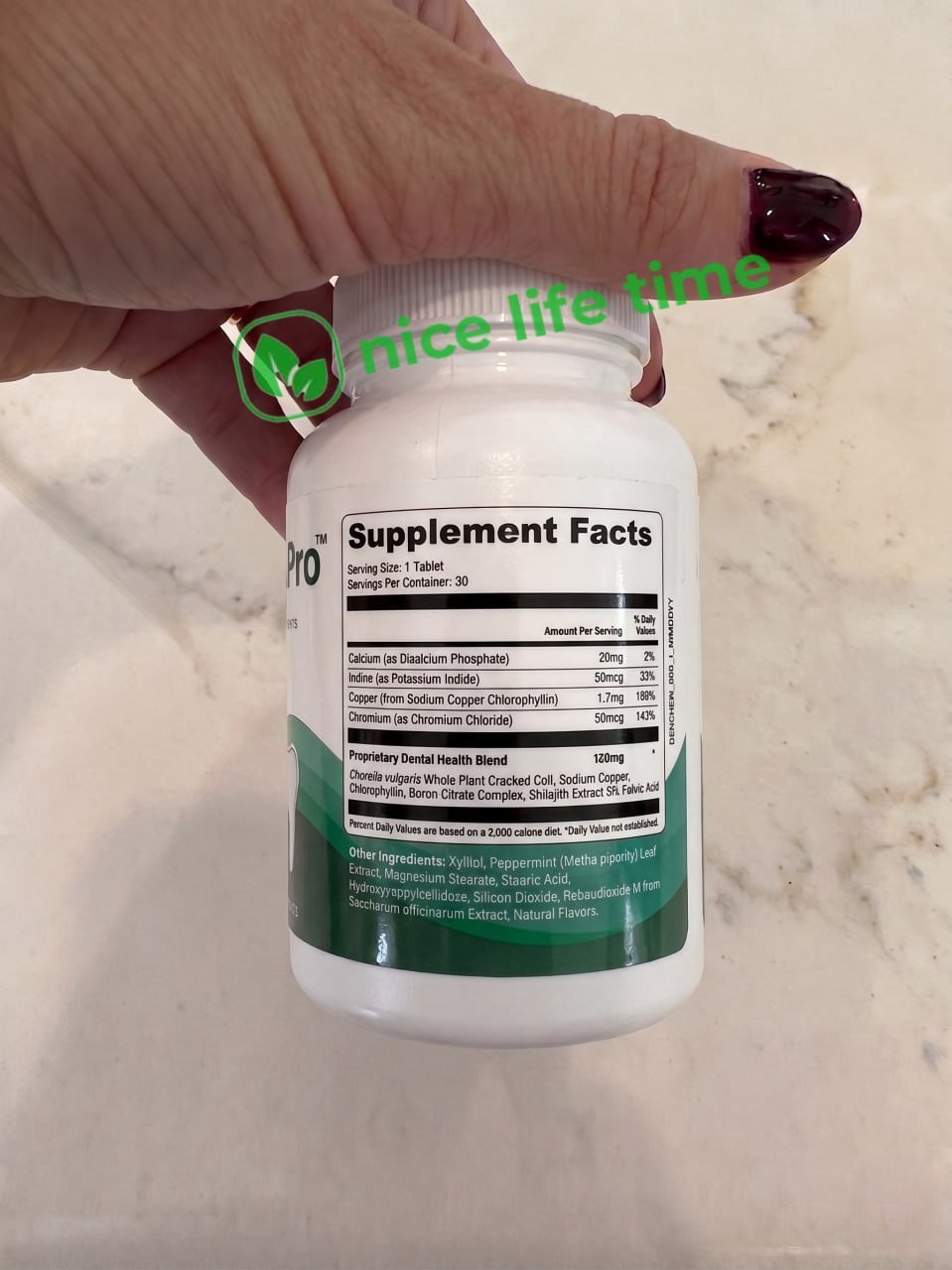 OxyDental Pro Ingredients